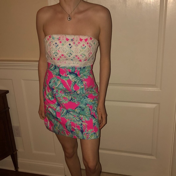 Lilly Pulitzer Dresses & Skirts - Lilly Pulitzer strapless dress